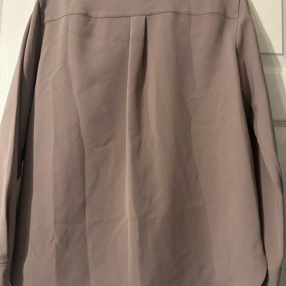 Theory Taupe Button-Up Shirt - Picture 12 of 13